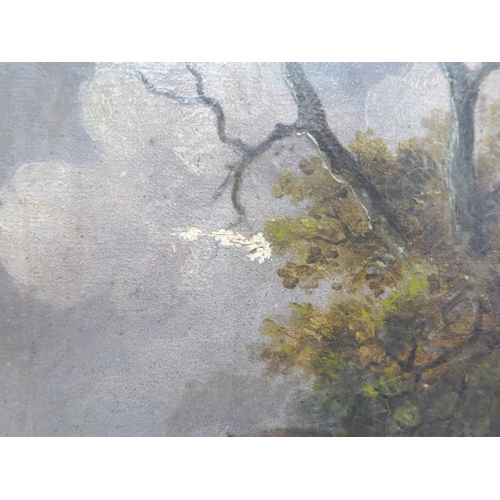 1056 - In the manner of Thomas Smythe - a 19th Century country life scene depicting a traveller with horse ... 