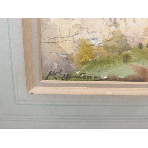 1060 - WILLIAM EGGINGTON (XIX/XX) A framed and glazed watercolour - 'A Devon Lane', Signed bottom left. J.L... 