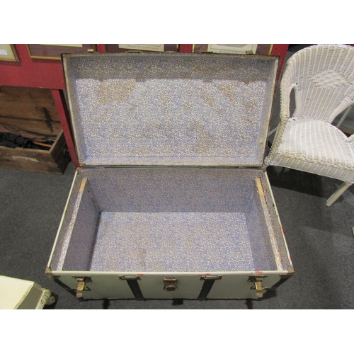 1055 - A Langmuir Four Ply travel trunk, 54cm x 92cm x 50cm