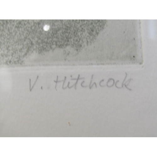 1014 - A limited edition V Hitchcock etching 