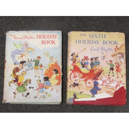 1040 - Enid Blyton: The Adventures of Pip 1948 1st edition, The Enid Blyton holiday book 1959 and Sixth Hol... 
