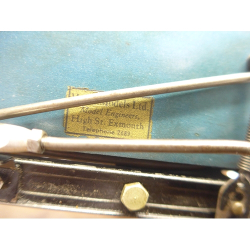 6203 - An M&E Models of Exmouth 'Special' tethered racing car, c.1947, the hand carved wooden body with ori... 