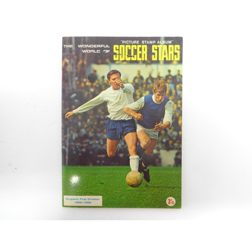 6033B - Football trade cards - Three fully completed football Picture Stamp albums, comprising English First... 