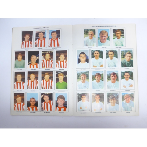 6033B - Football trade cards - Three fully completed football Picture Stamp albums, comprising English First... 