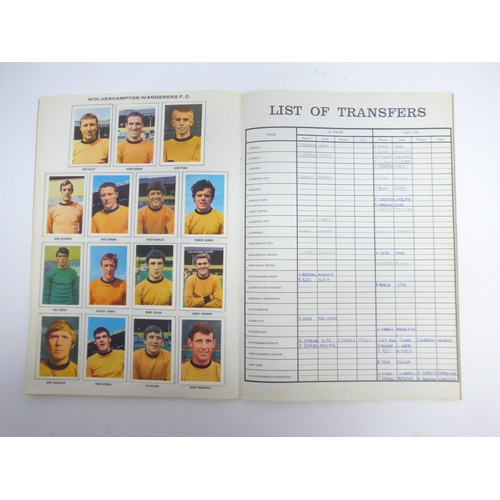 6033B - Football trade cards - Three fully completed football Picture Stamp albums, comprising English First... 
