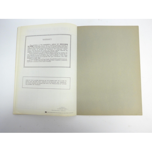 6033B - Football trade cards - Three fully completed football Picture Stamp albums, comprising English First... 