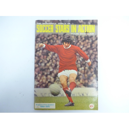 6033B - Football trade cards - Three fully completed football Picture Stamp albums, comprising English First... 