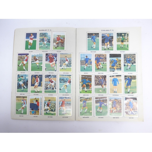 6033B - Football trade cards - Three fully completed football Picture Stamp albums, comprising English First... 