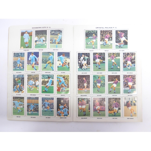 6033B - Football trade cards - Three fully completed football Picture Stamp albums, comprising English First... 