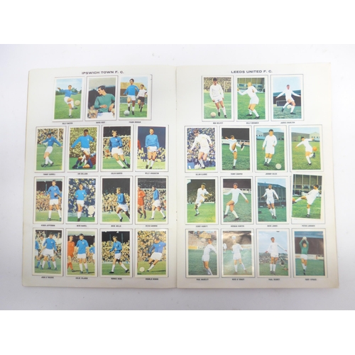 6033B - Football trade cards - Three fully completed football Picture Stamp albums, comprising English First... 