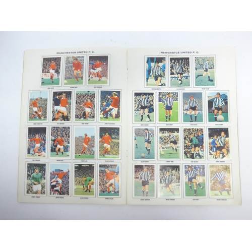 6033B - Football trade cards - Three fully completed football Picture Stamp albums, comprising English First... 