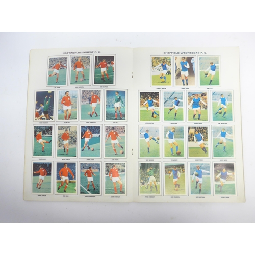 6033B - Football trade cards - Three fully completed football Picture Stamp albums, comprising English First... 