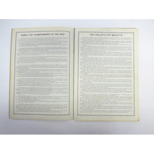 6033B - Football trade cards - Three fully completed football Picture Stamp albums, comprising English First... 