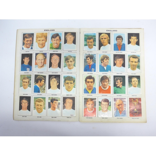 6033B - Football trade cards - Three fully completed football Picture Stamp albums, comprising English First... 
