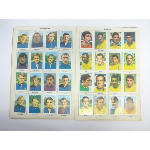 6033B - Football trade cards - Three fully completed football Picture Stamp albums, comprising English First... 