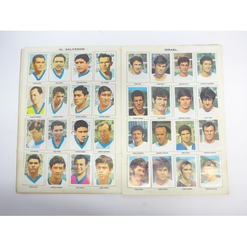 6033B - Football trade cards - Three fully completed football Picture Stamp albums, comprising English First... 