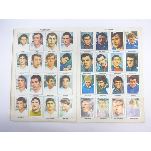 6033B - Football trade cards - Three fully completed football Picture Stamp albums, comprising English First... 