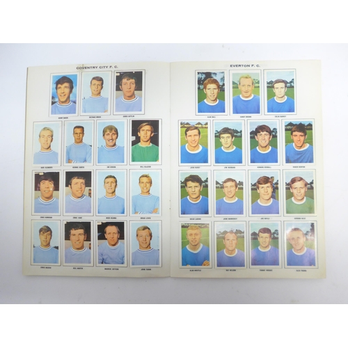 6033B - Football trade cards - Three fully completed football Picture Stamp albums, comprising English First... 