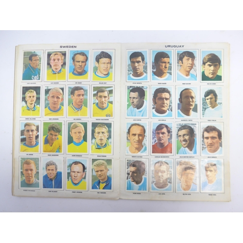 6033B - Football trade cards - Three fully completed football Picture Stamp albums, comprising English First... 
