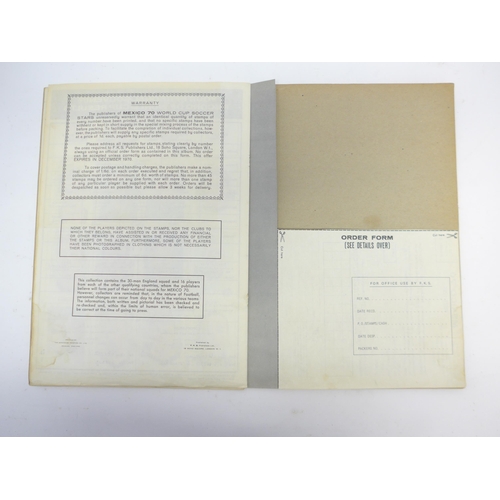 6033B - Football trade cards - Three fully completed football Picture Stamp albums, comprising English First... 