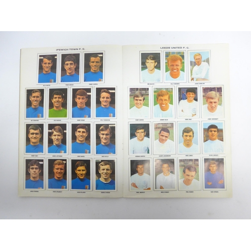 6033B - Football trade cards - Three fully completed football Picture Stamp albums, comprising English First... 