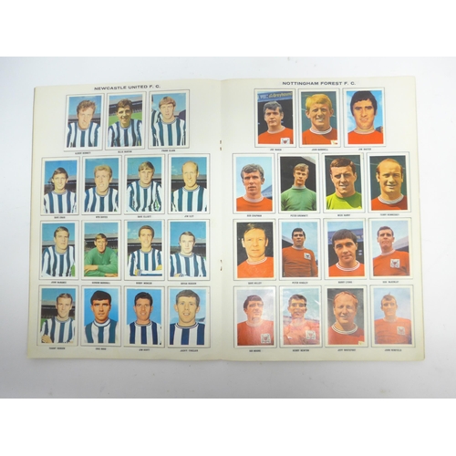 6033B - Football trade cards - Three fully completed football Picture Stamp albums, comprising English First... 