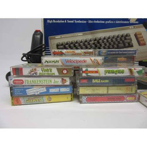 6012 - Retro Gaming - A Commodore 64 Micro Computer with assorted games including 