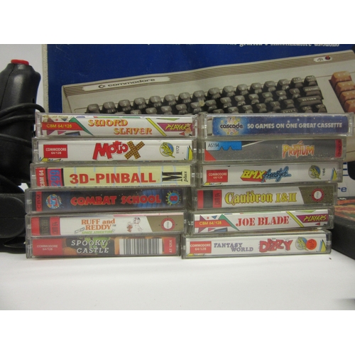 6012 - Retro Gaming - A Commodore 64 Micro Computer with assorted games including 