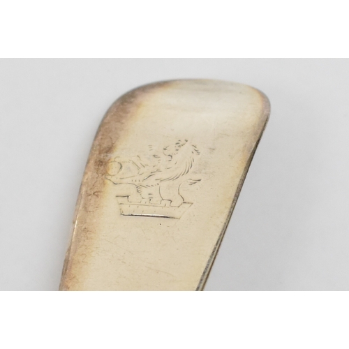 5102 - Six Dublin silver spoons.  Crown and lion orb crest.  All dating to 1824 with silversmith's marks fo... 