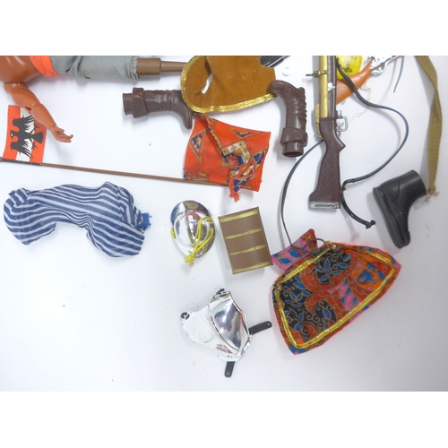 6027 - Two loose Matchbox Fighting Furies action figures to include Hook and Captain Peg Leg, with various ... 