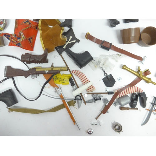 6027 - Two loose Matchbox Fighting Furies action figures to include Hook and Captain Peg Leg, with various ... 