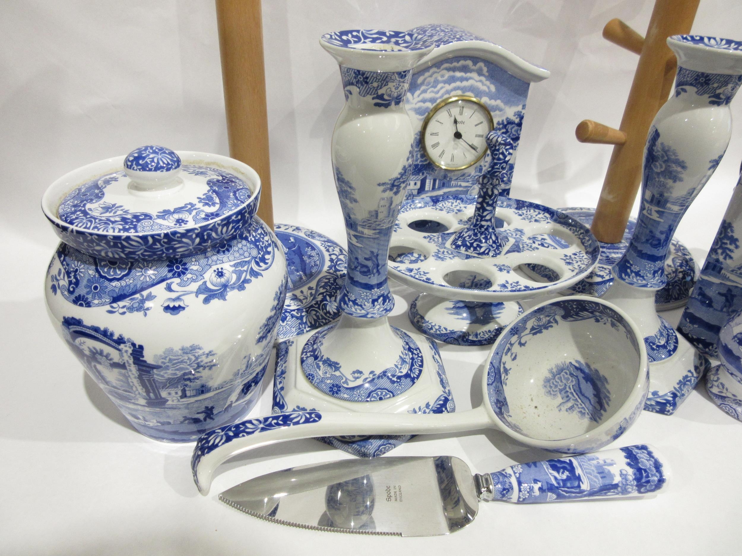 A selection of Spode blue 