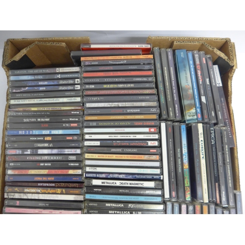 7093 - Heavy Metal / Hard Rock / Prog / Industrial / Grunge - CD collection - Approximately four-hundred CD... 