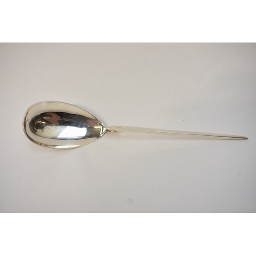 5084 - A Thomas Bradbury & Son Ltd silver corinium spoon 20.5cm long, 61g