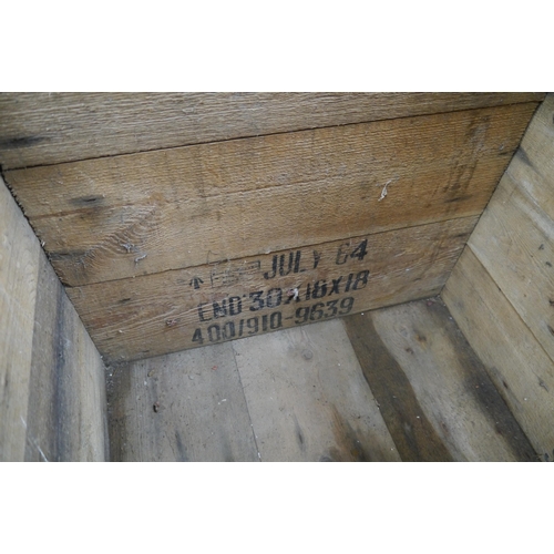 2033 - A ex-military box dated 1964