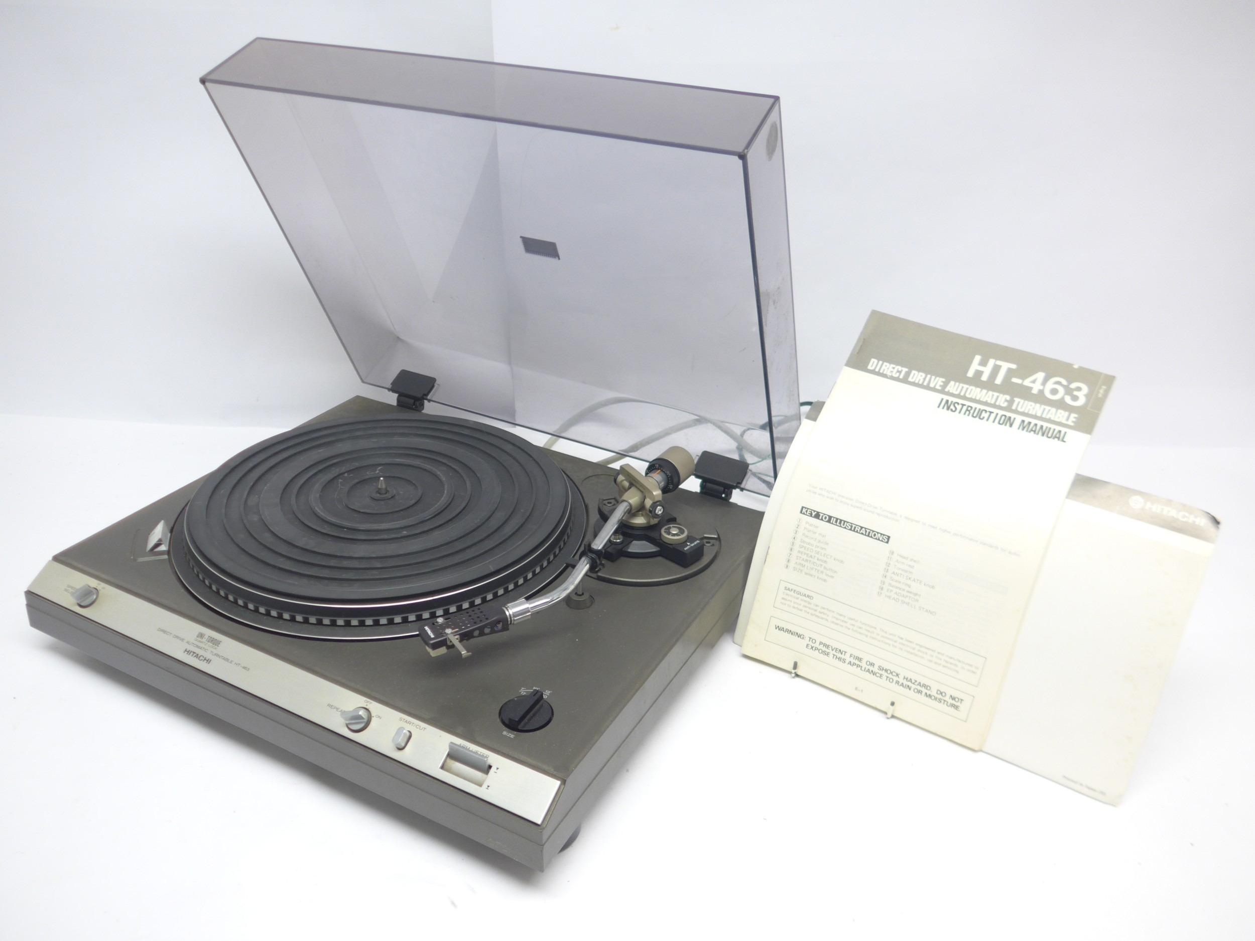 Hi-Fi - A Hitachi HT-463 direct drive turntable fitted with Goldring ...