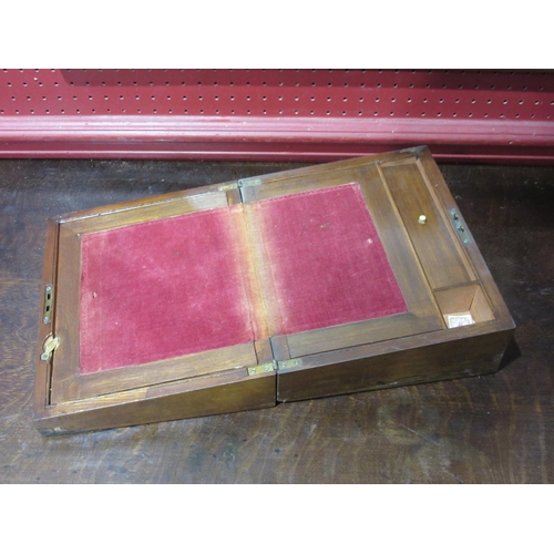 4050 - A brass inlaid writing slope, together with two others (3)