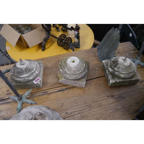 2011 - Three weathered plinths 7