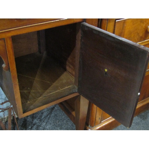 1111 - A 19th Century mahogany four drawer sideboard, 92cm tall x 109cm wide x 48cm deep