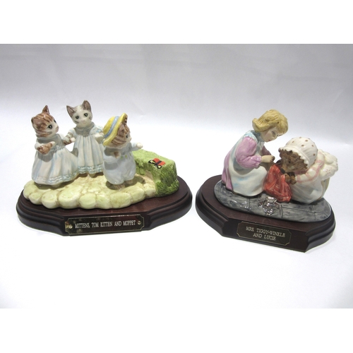 1803 - Two Beswick Beatrix Potter limited edition tableau pieces - 