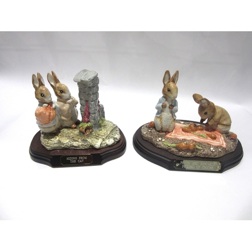 1804 - Two Beswick Beatrix Potter limited edition tableau pieces - 