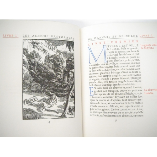 9006 - Ashendene Press. Gwendolen Raverat (ill.); Longus: 'Les Amours Pastorales de Daphnis et Chloe. Tradu... 
