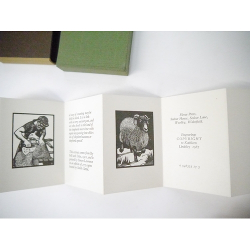 9020 - Five miniature private press illustrated works, including 'Yan, Tyan, Tethera Counting Sheep', Wooll... 