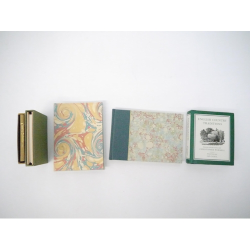9020 - Five miniature private press illustrated works, including 'Yan, Tyan, Tethera Counting Sheep', Wooll... 