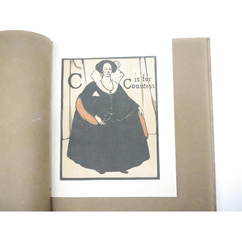9026 - William Nicholson: 'An Alphabet', London, William Heinemann, 1898, 1st trade edition, unusual issue,... 