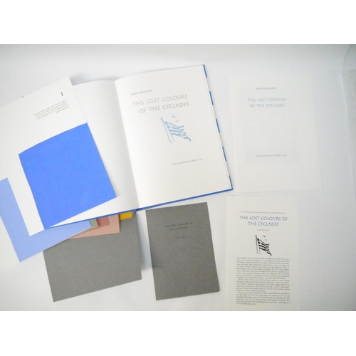 9019 - Old School Press. John Sutcliffe: 'The Lost Colours of the Cyclades.', Seaton, The Old School Press,... 