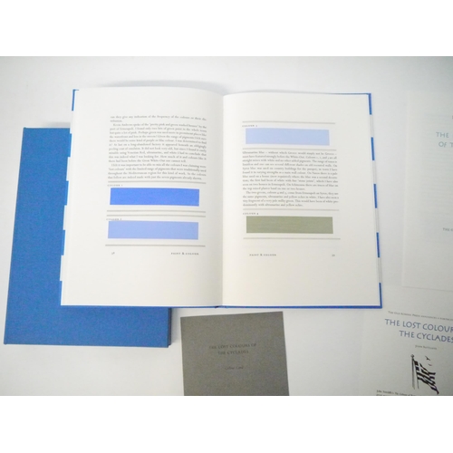 9019 - Old School Press. John Sutcliffe: 'The Lost Colours of the Cyclades.', Seaton, The Old School Press,... 