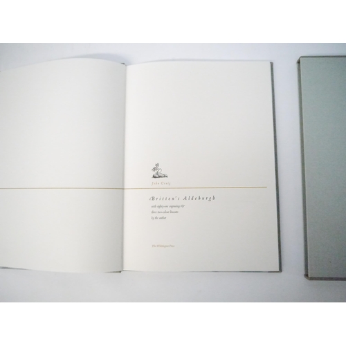 9028 - Whittington Press. John Craig: 'Britten's Aldeburgh', Whittington Press, 1997, limited edition, Prin... 