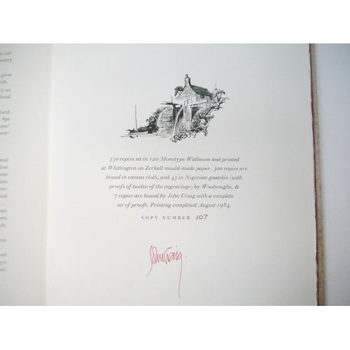 9033 - Whittington Press. John Craig: 'The Locks of the Oxford Canal, a journey from Oxford to Coventry wit... 