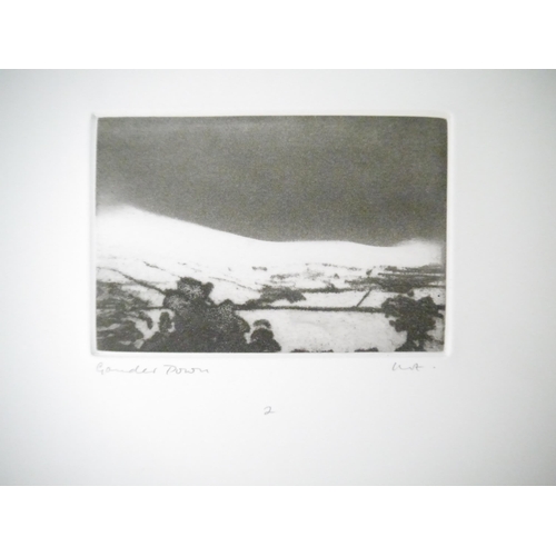 9043 - Norman Ackroyd (ill.); Jeremy Hooker: 'Itchen Water. Poems by Jeremy Hooker and Etchings by Norman A... 